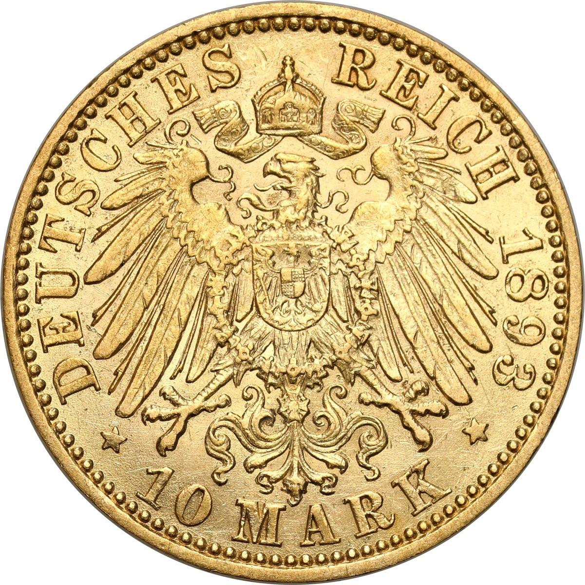 Niemcy Prusy 10 Marek 1893 A